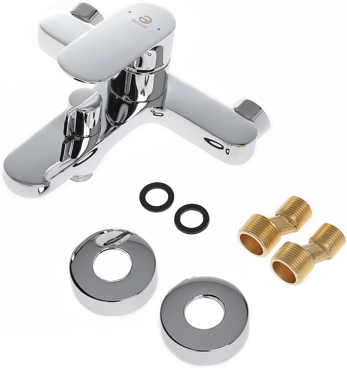 Смеситель для ванны однорычажный хром Stworki "Ноттвиль" NO-04cr - изображение 5