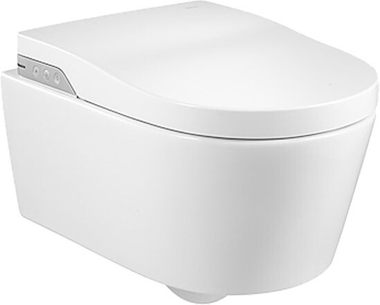 Биде подвесное с подсветкой белое Roca Inspira In-Wash rimless 803060001