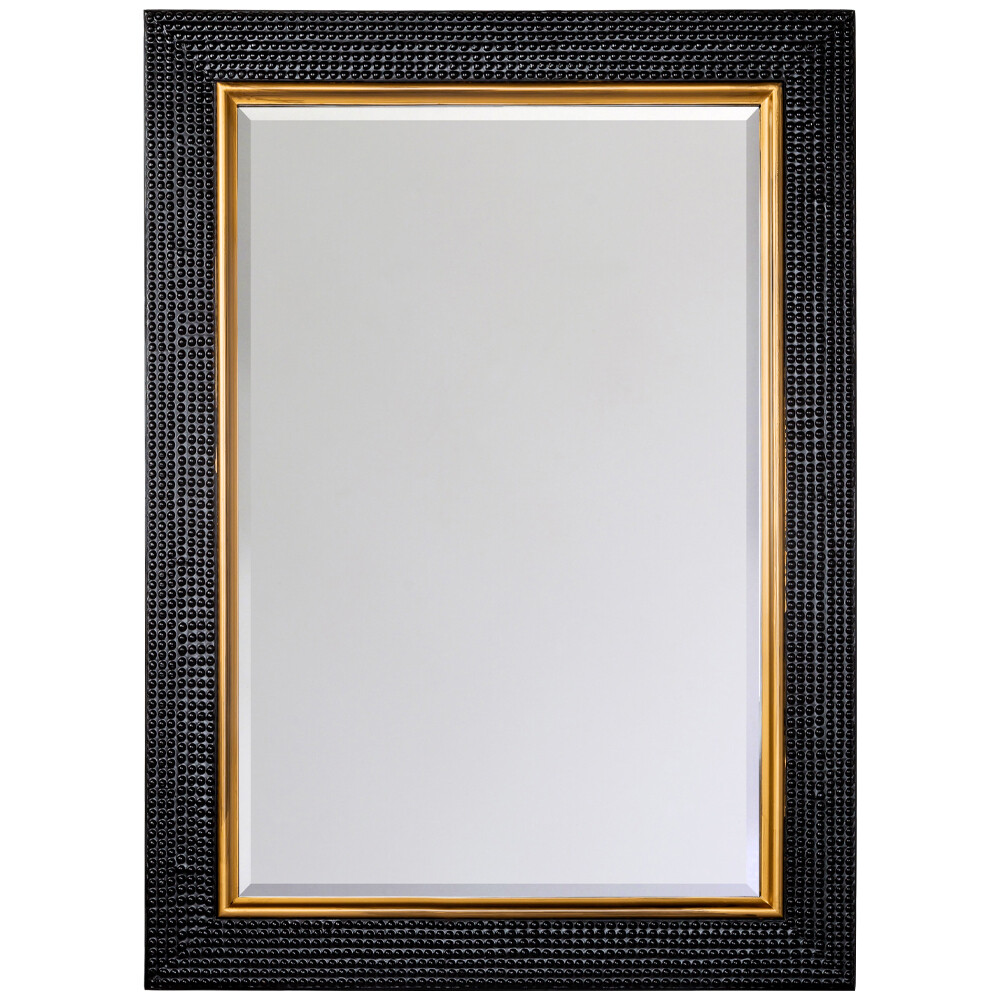Зеркало настенное черное матовое «Оберон блэк»