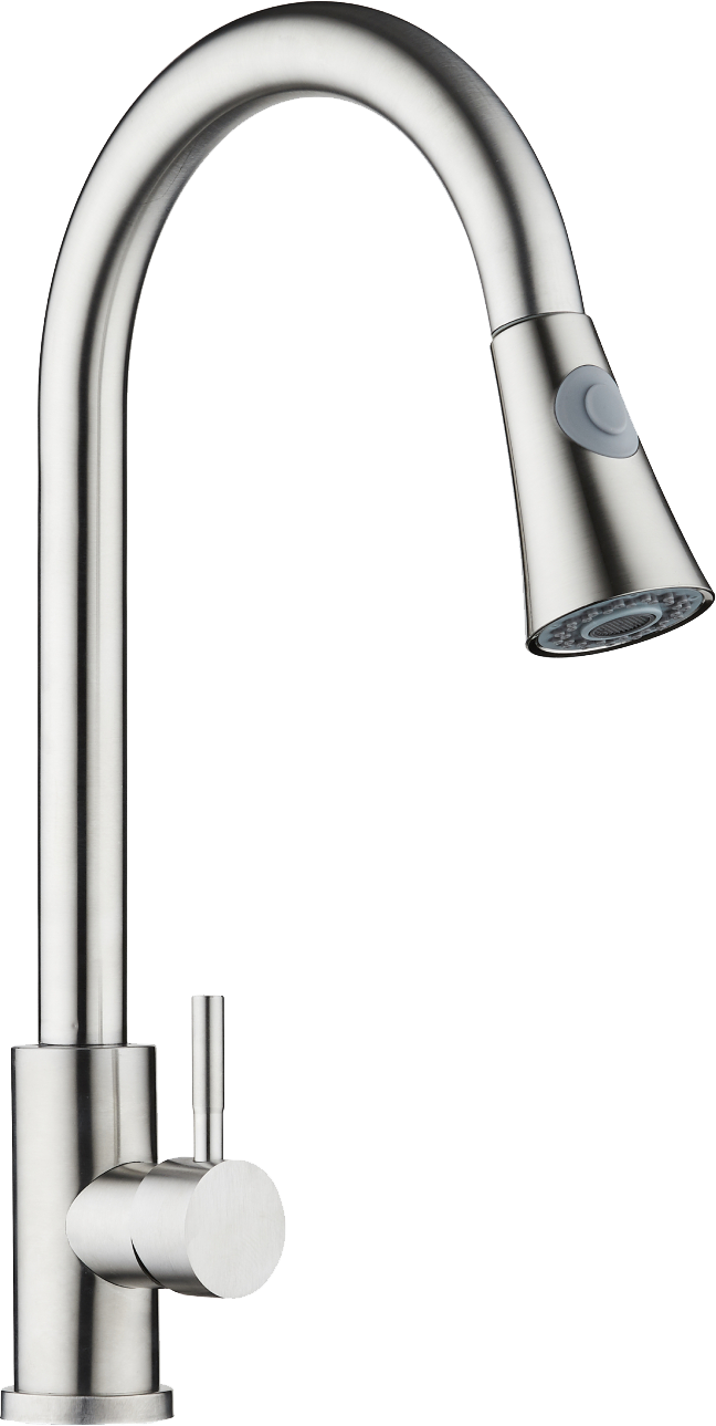 Мойка кухонная серая Domaci "Бьелла" DMC-25 со смесителем "Равенна" D99-120st - изображение 7