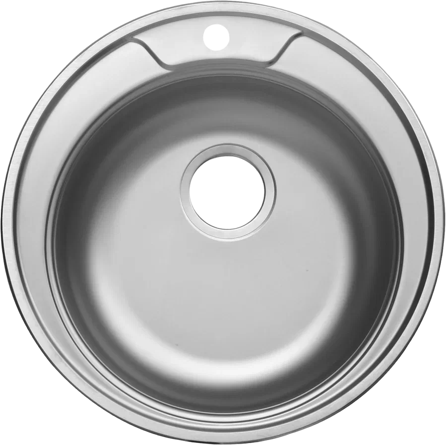 Мойка кухонная сталь Domaci "Равенна" Rite DFA 500 (4) со смесителем D1900200 - изображение 5