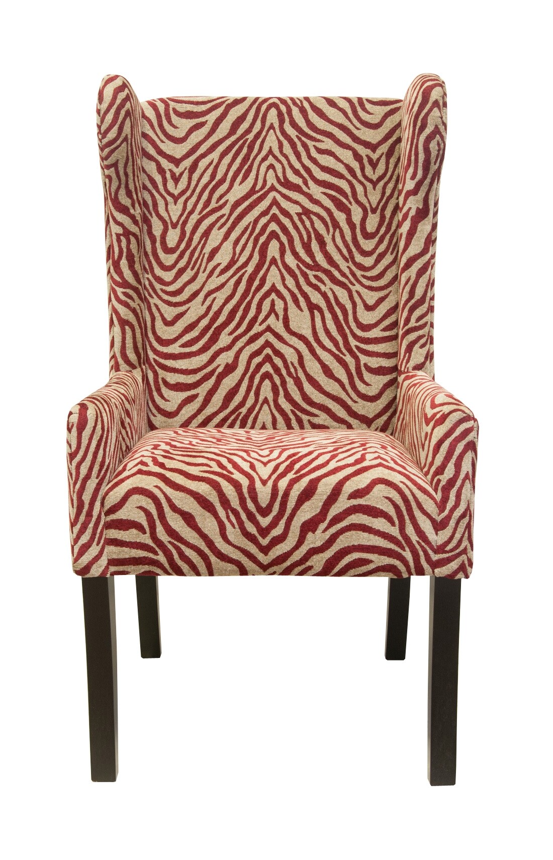 Кресло Zebra Красный, бежевое