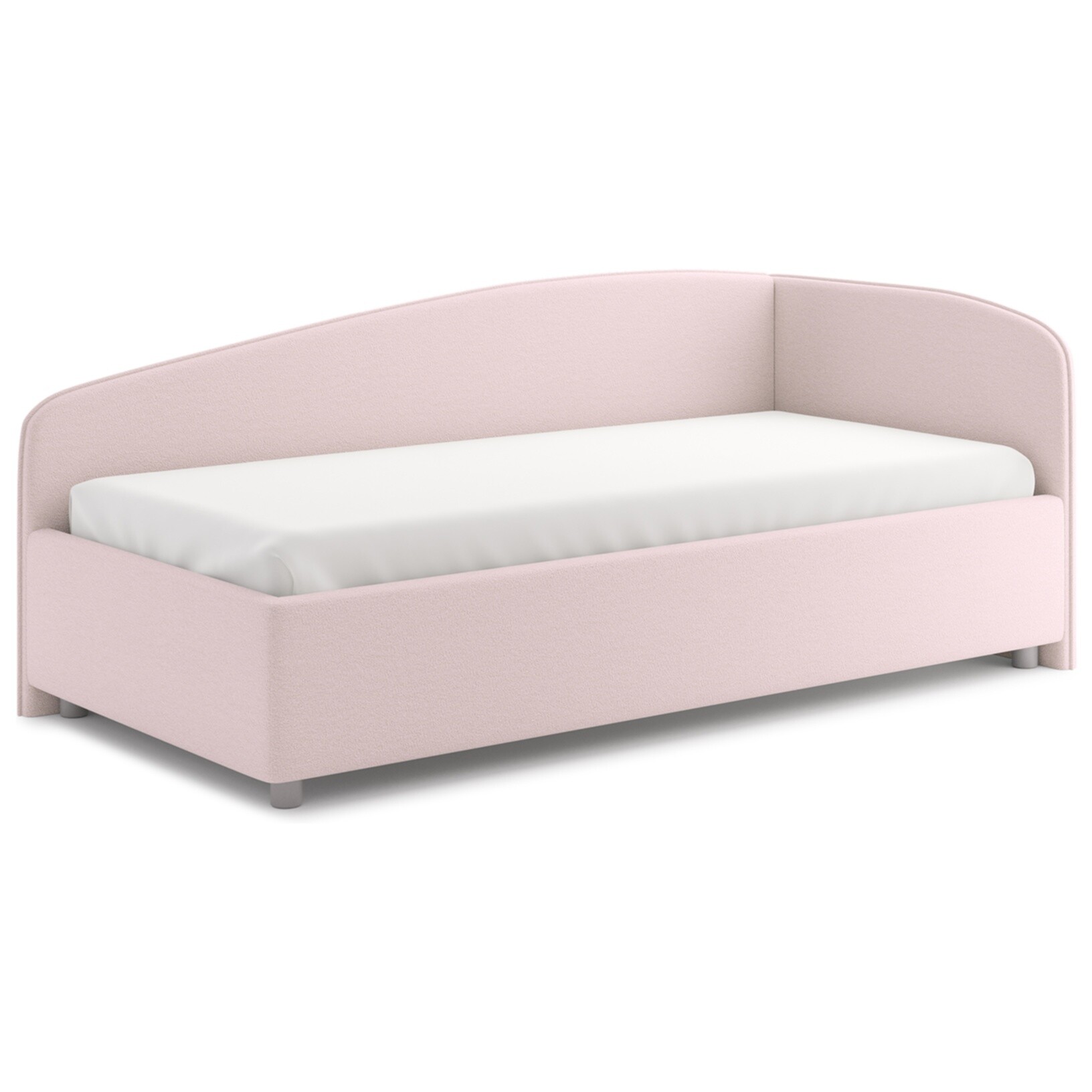 Кровать односпальная 90х200 см тедди розовый Paola R