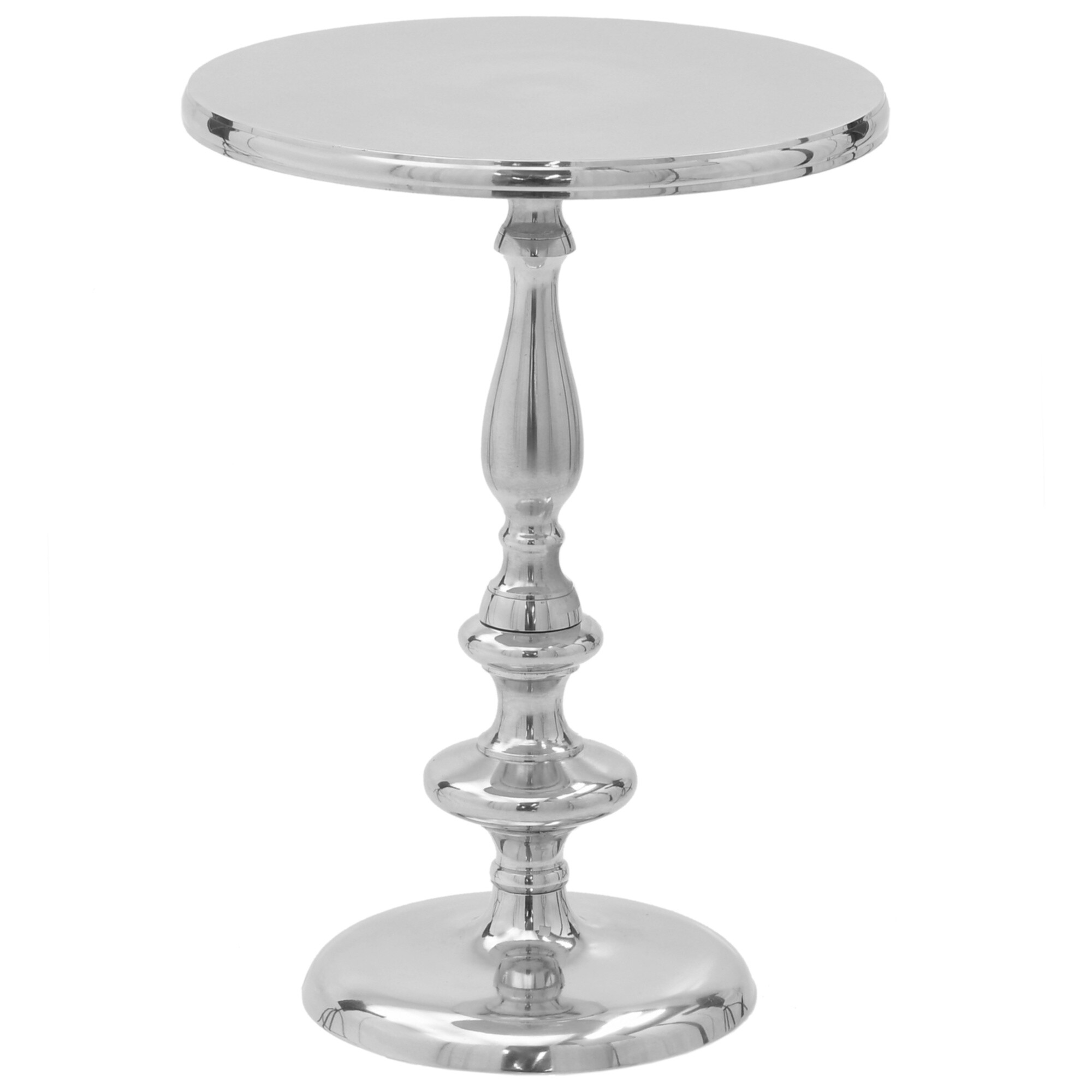 Круглый кофейный столик серебро 109715