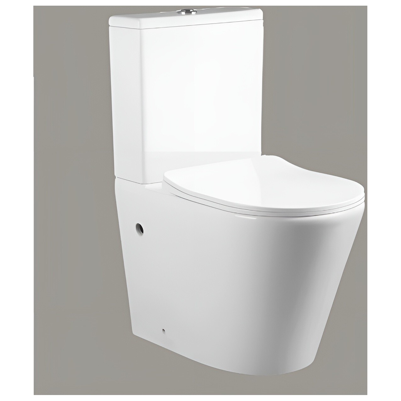 Унитаз напольный безободковый с сиденьем микролифт белый Cerutti SPA Sella GW CT9864 - изображение 6