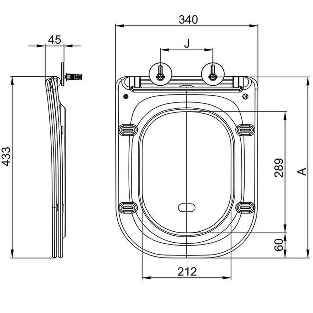 Сиденье для унитаза с микролифтом белое Aquatek AQ0202-00 - изображение 7