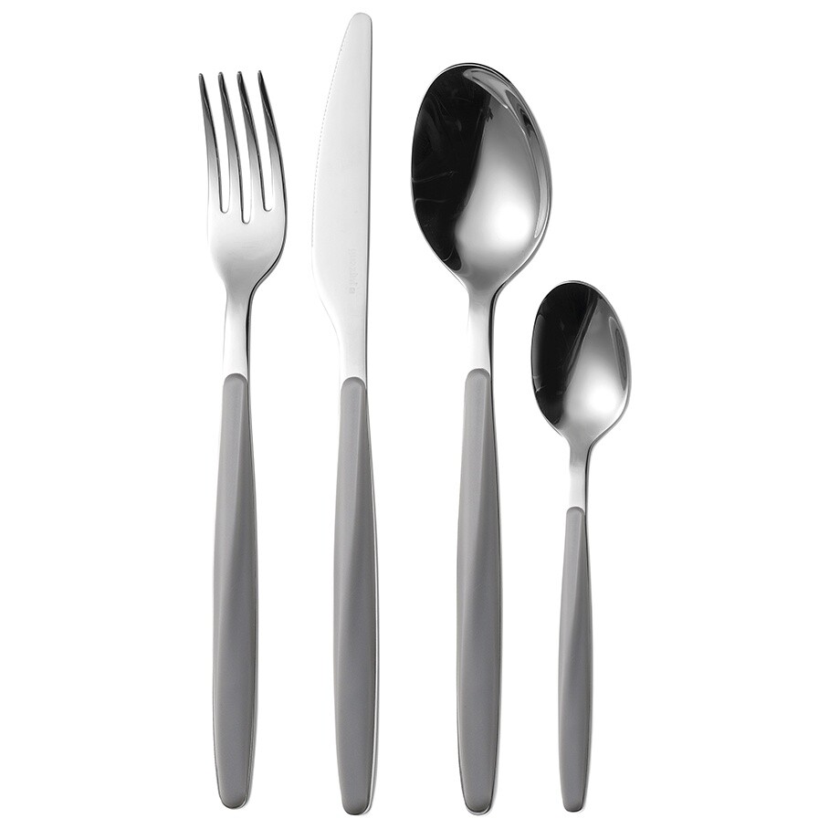 Набор столовых приборов 24 шт. серый Cutlery My Fusion