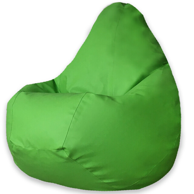 Кресло-мешок XL из экокожи зеленое &quot;Груша&quot;