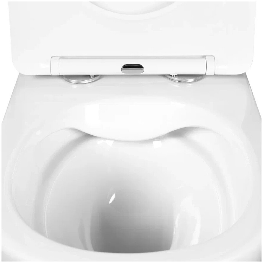 Унитаз подвесной белый Aquatek "Вега" AQ1905-00 с инсталляцией Standard INS-0000012-02 - изображение 4