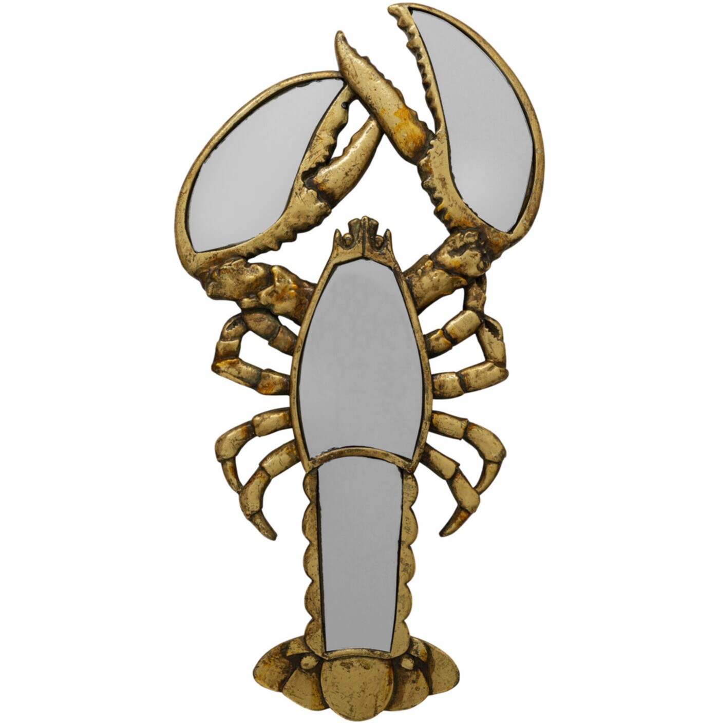 Украшение настенное золотое Lobster