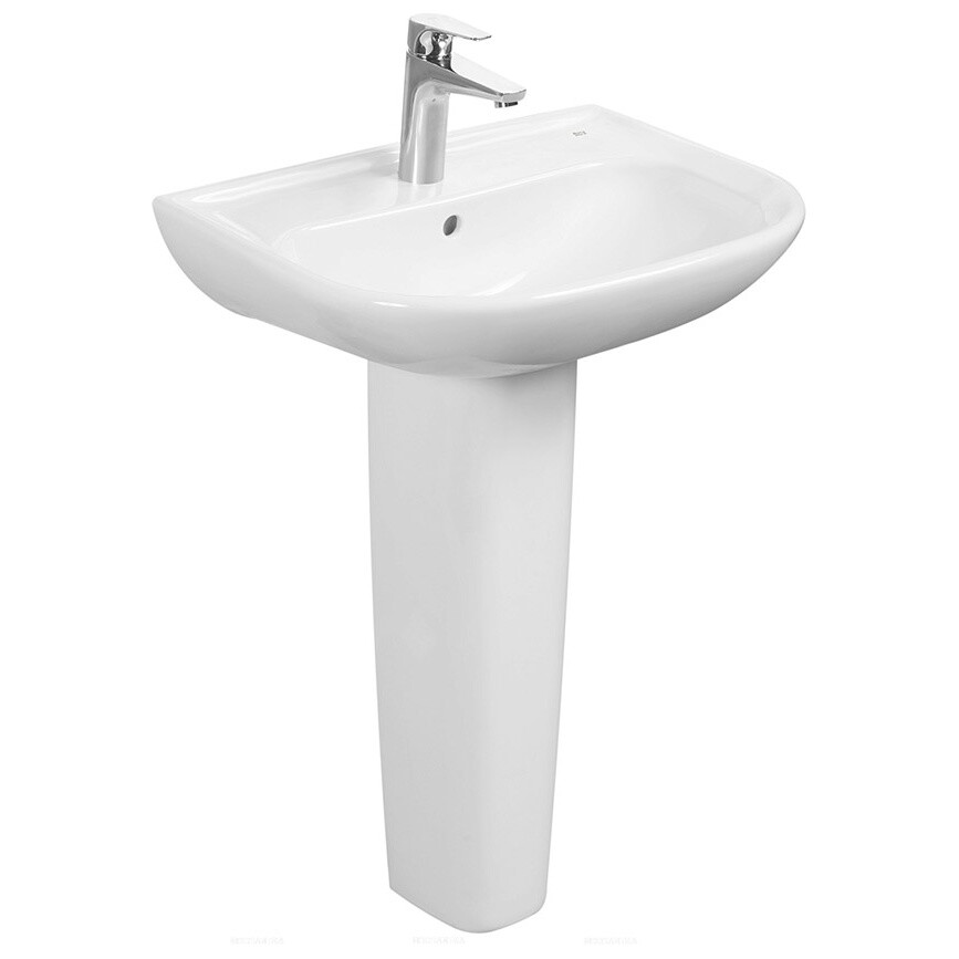 Раковина подвесная 50х41 см белая Roca Access ZRU9307608 - изображение 6