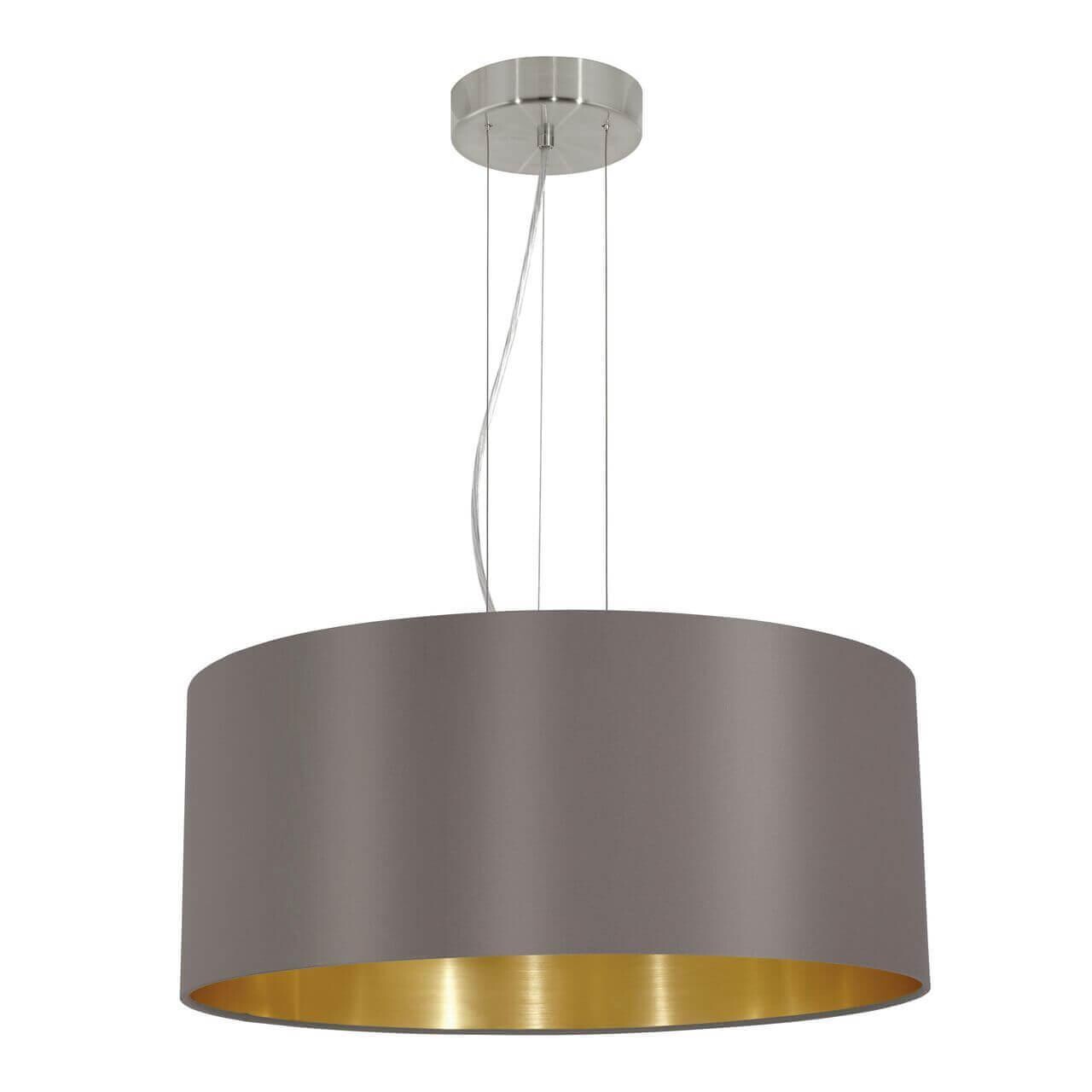 Подвесной светильник с абажуром коричневый Maserlo 31608