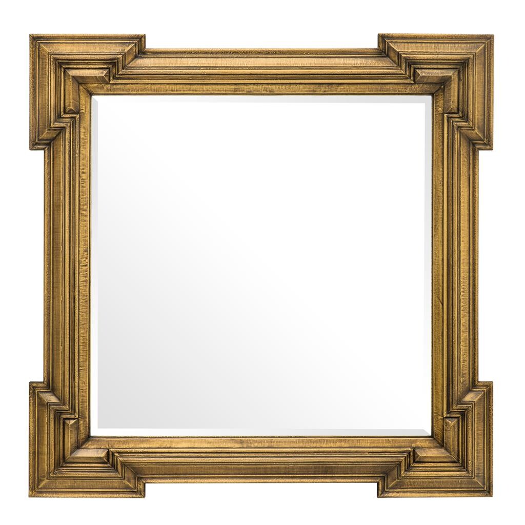 Зеркало настенное квадратное медь Livorno 111030