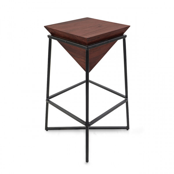 Приставной столик дизайнерский коричневый 40 см &quot;Самтал&quot;