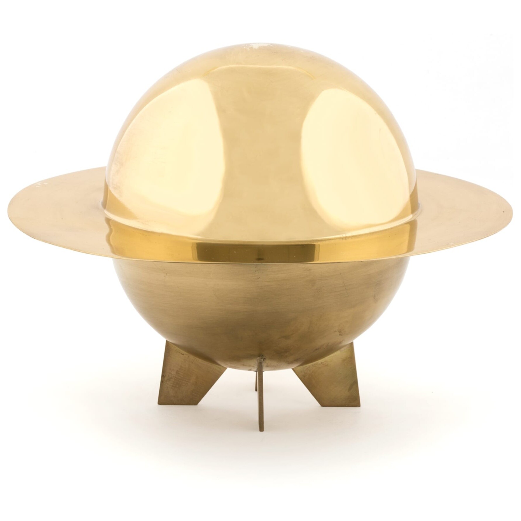 Банка с крышкой металлическая золото Cosmic Diner Lunar Box