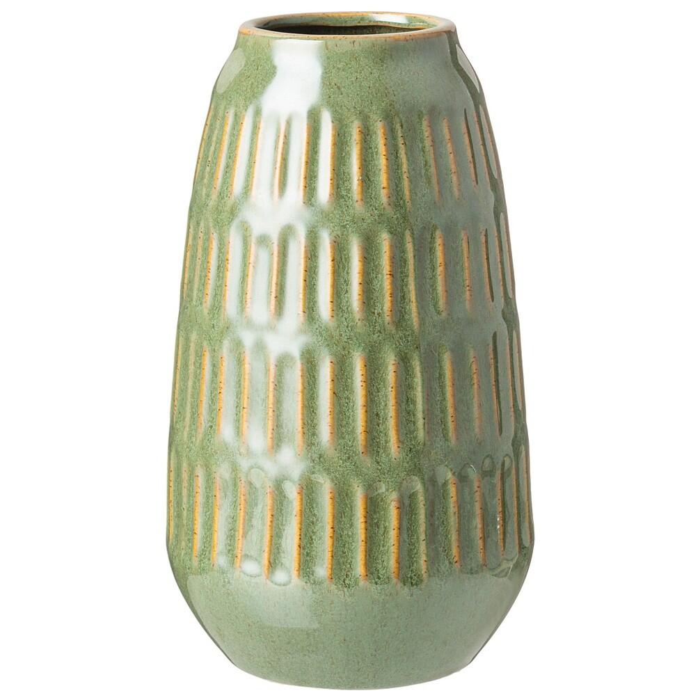 Ваза декоративная керамическая 24 см зеленая ARM-112-540