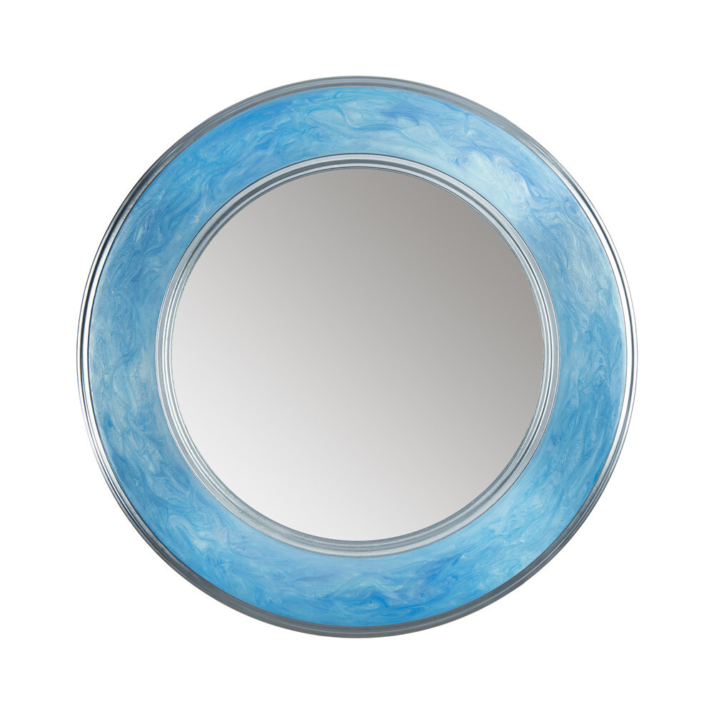 Зеркало настенное круглое аквамарин &quot;Адриатика&quot;