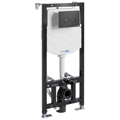 Инсталляция для унитаза с кнопкой Wasserkraft Aller 10TLT.010.ME.MB01