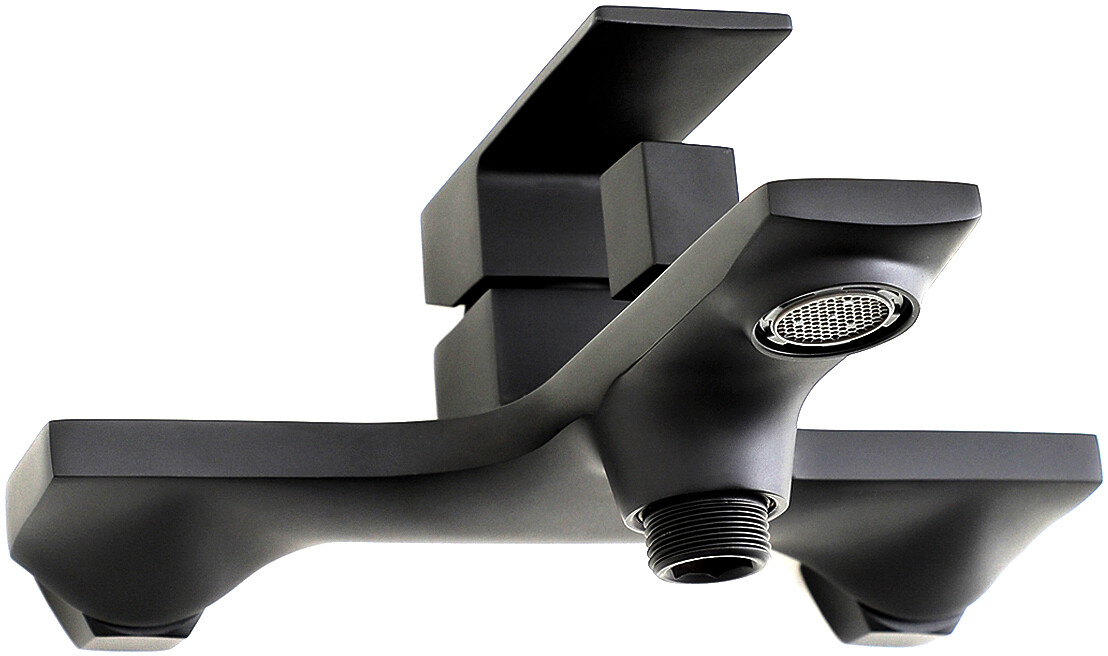 Смеситель для ванны однорычажный черный Stworki "Карлстад" KAS-03b - изображение 4