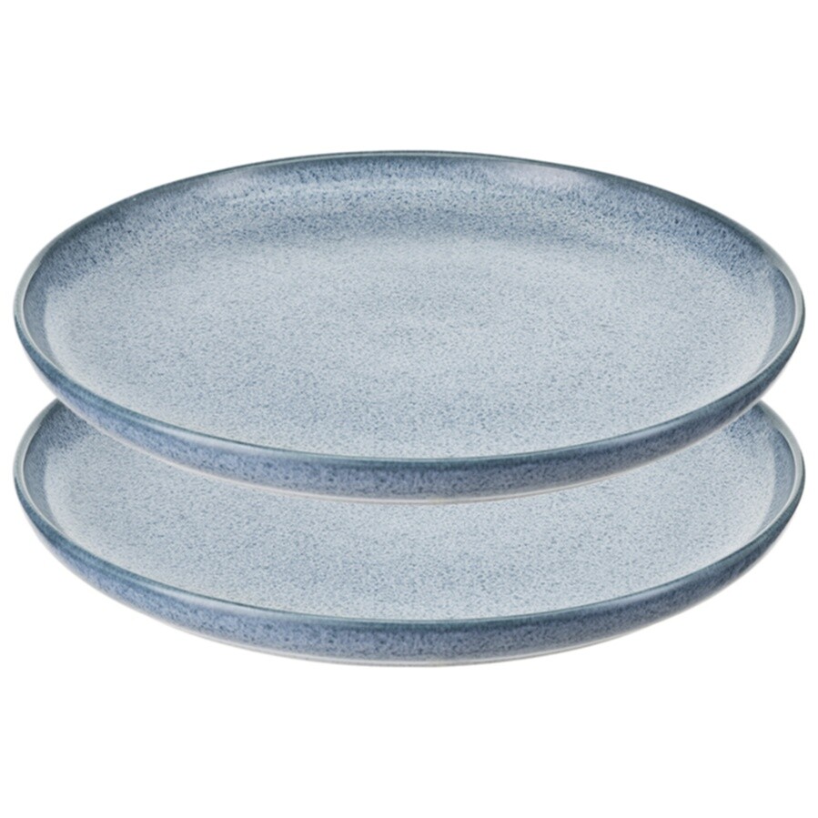 Тарелки керамические D26 см синие Blueberry, 2 шт.