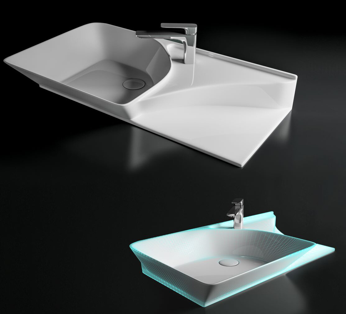 Раковина мебельная фаянсовая 80 см белая Stworki "Ши" 3080-KL - изображение 8