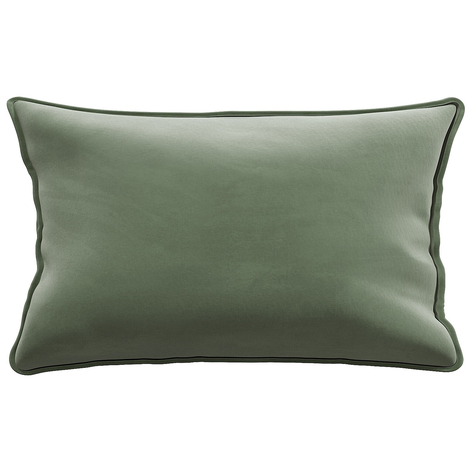 Подушка декоративная прямоугольная велюровая 30х55 см зеленая &quot;Портленд&quot;