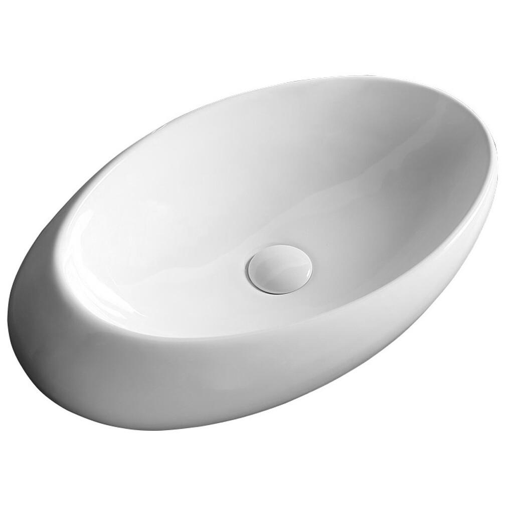 Раковина фарфоровая овальная 45х69 см белая Cerutti SPA CR0058C