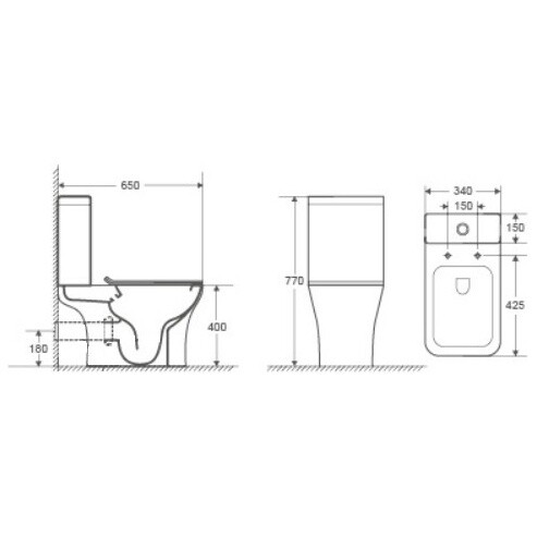 Унитаз напольный безободковый белый Cerutti SPA Vettore CT7192 - изображение 7