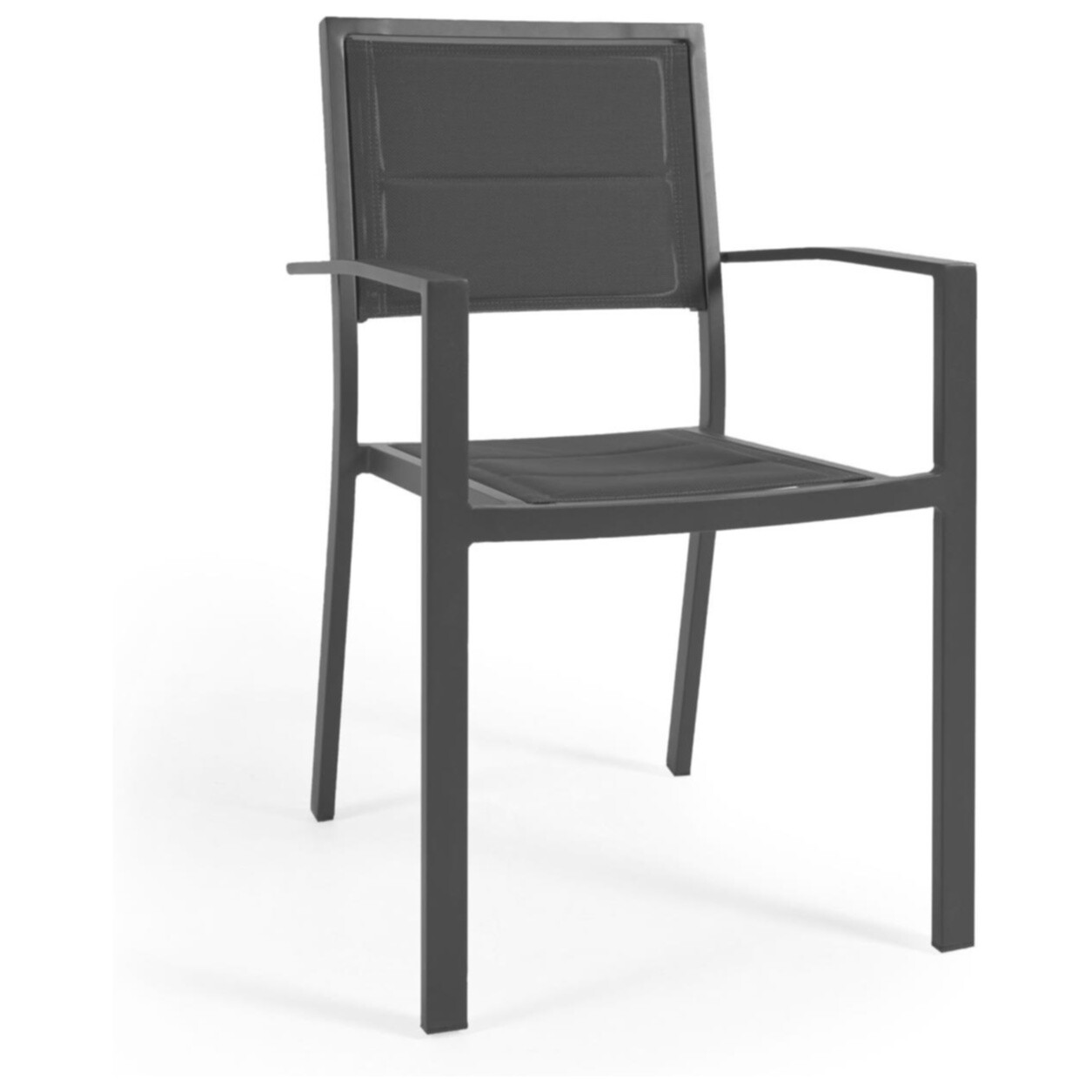 Обеденный стул с подлокотниками черный Sirley от La Forma