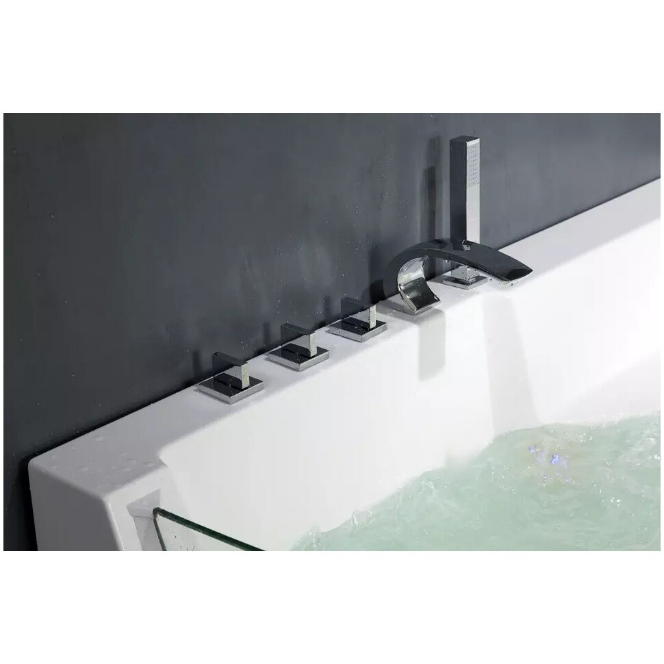 Ванна акриловая гидромассажная белая Cerutti SPA C-401 - изображение 10