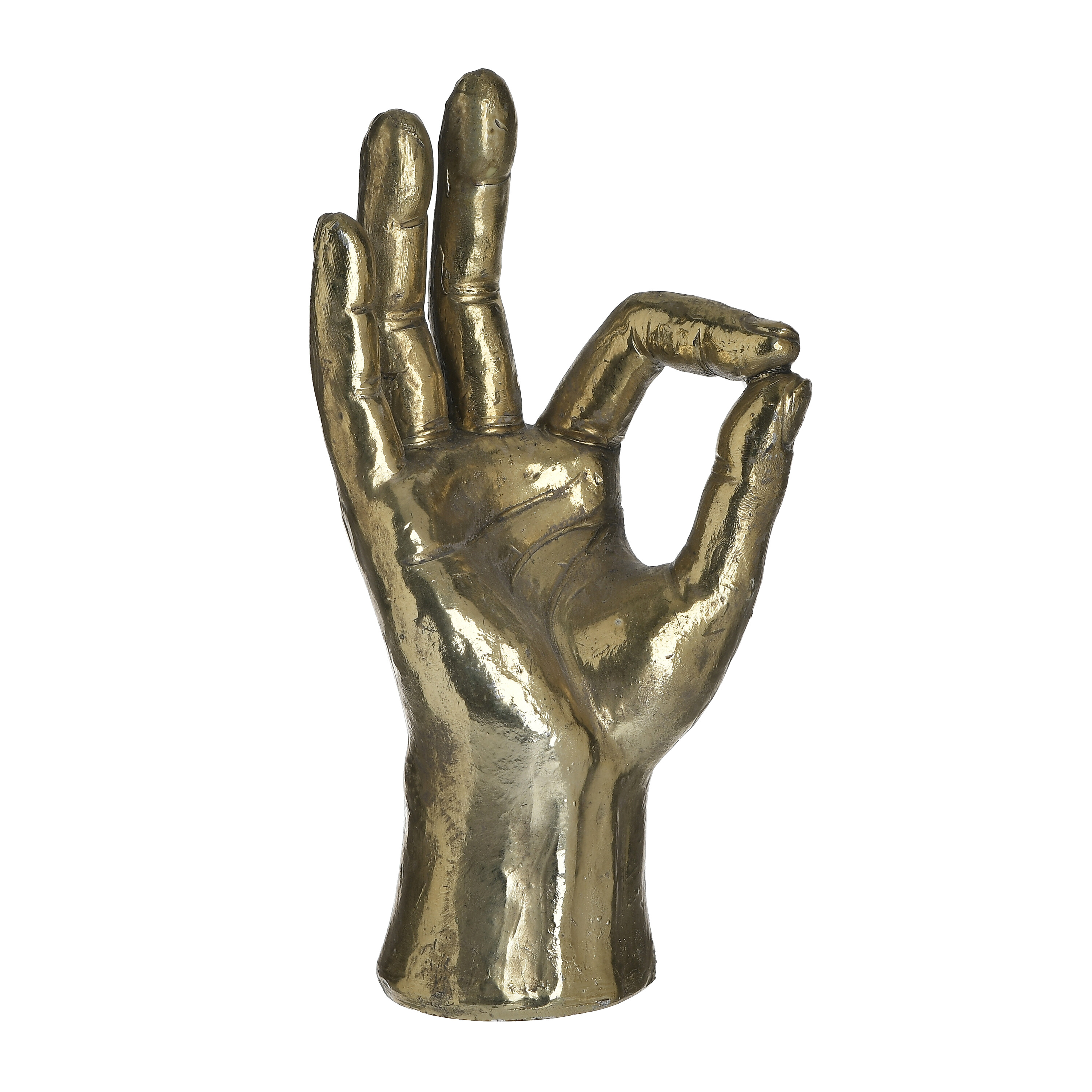 Статуэтка декоративная золотая Hand