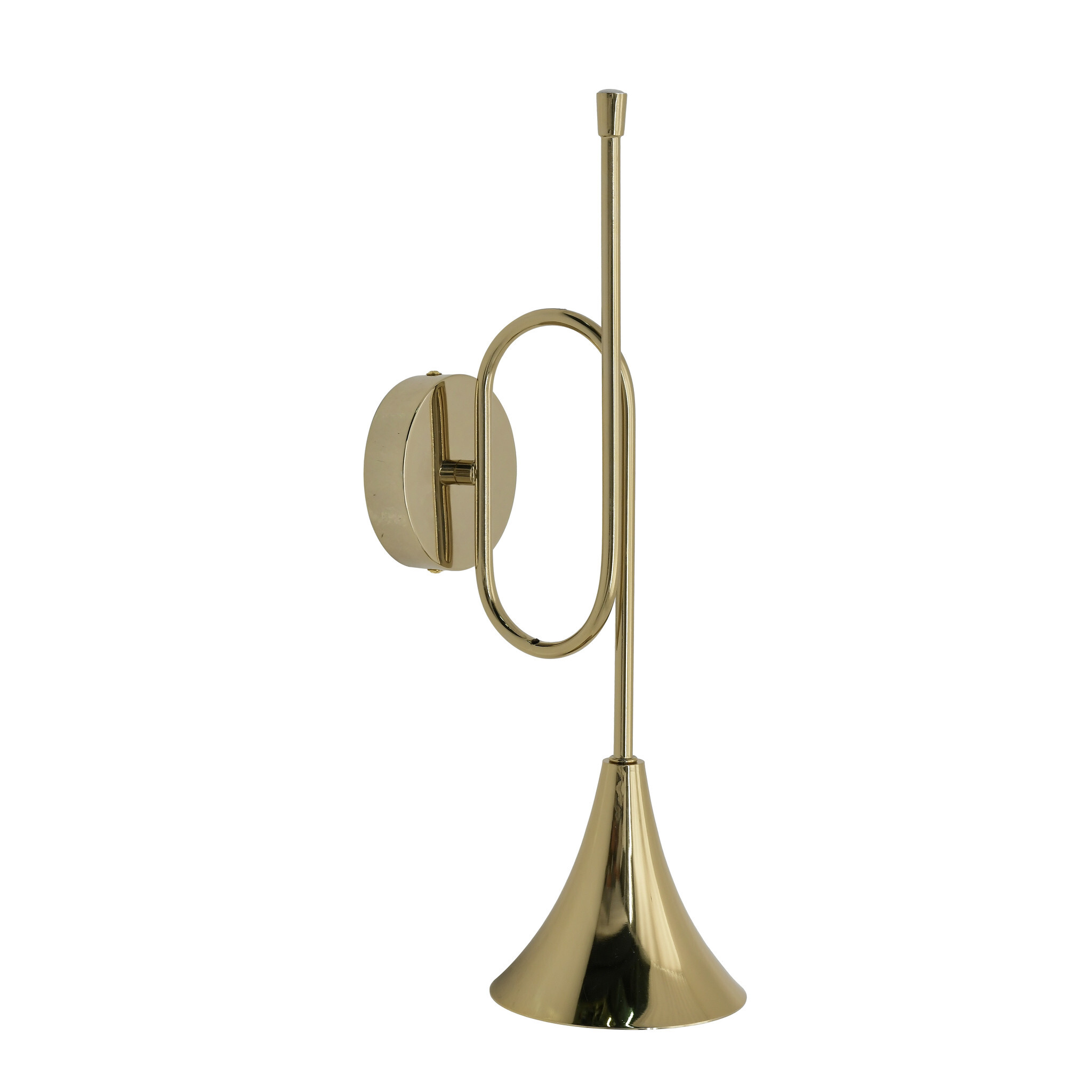 Бра с металлическим абажуром золото Trumpet 3-10-752-0060