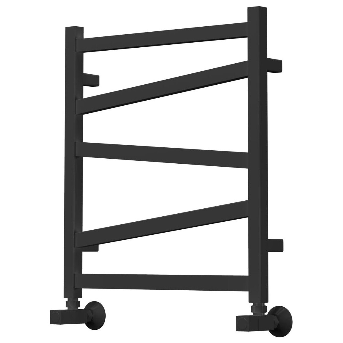 Полотенцесушитель водяной 50х60 см черный Point "Феникс" PN15156B П5 - изображение 5