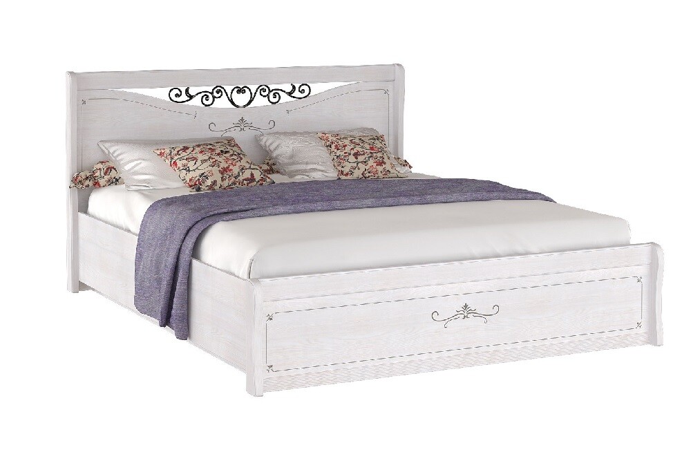 Кровать полутораспальная с подъемным механизмом 140x200 см лиственница сибио &quot;Афродита 20&quot;