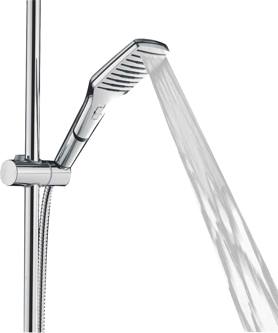 Лейка для ручного душа прямоугольная 5х4 см хром Stworki "Алта" AL-04cr - изображение 4