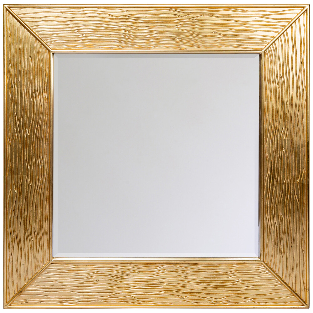 Зеркало настенное 100х100 см золото «Квартет»