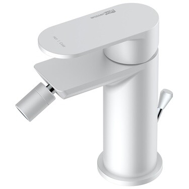 Смеситель для биде из латуни белый Wasserkraft 8506