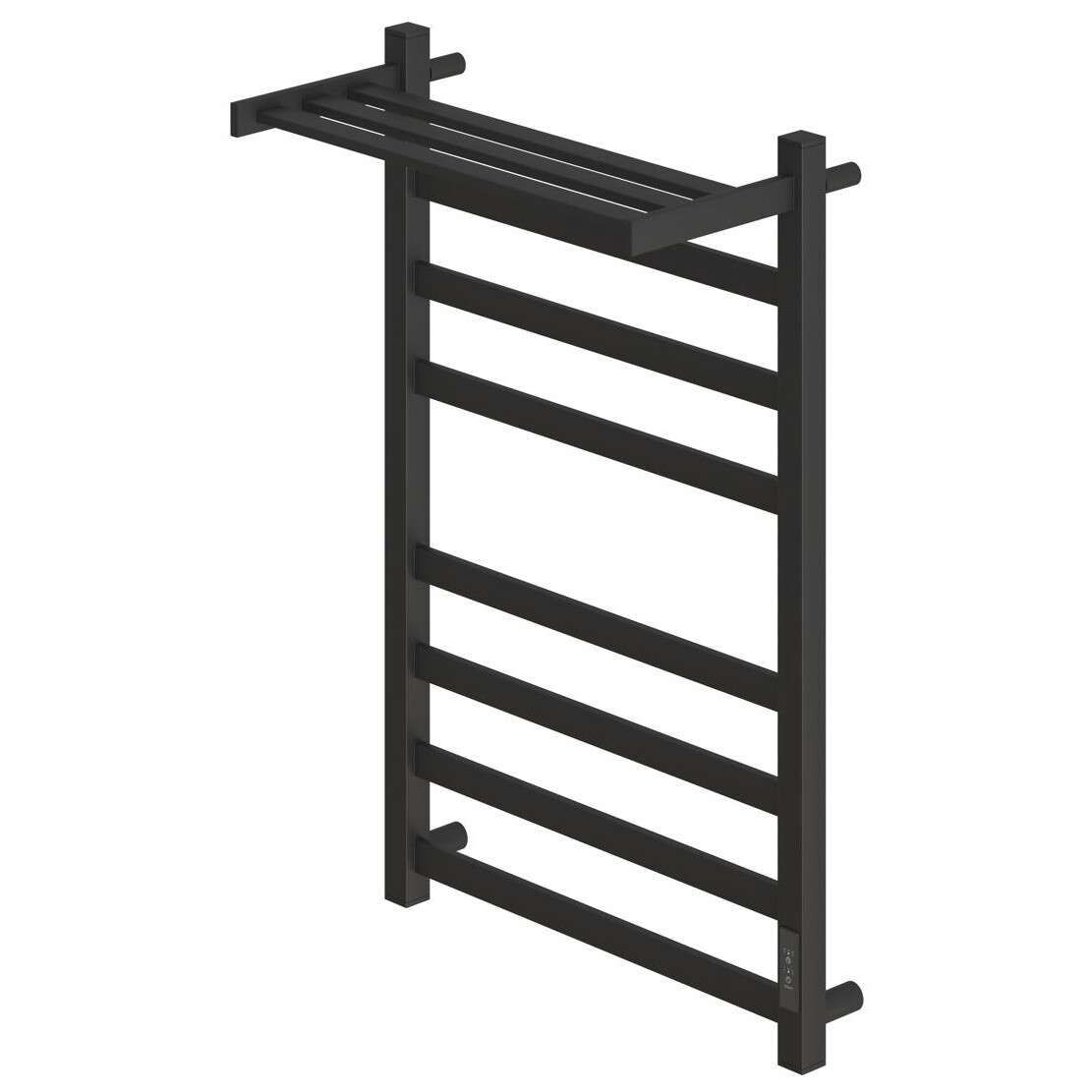 Полотенцесушитель электрический правый с полкой 50х80 см черный Point "Меркурий" PN83858PB П7 - изображение 4