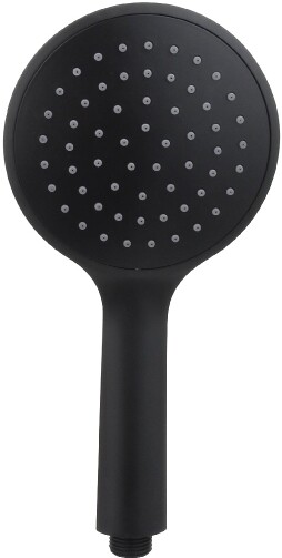 Лейка для ручного душа круглая 12 см черная Aquatek 1jet AQ2001MB