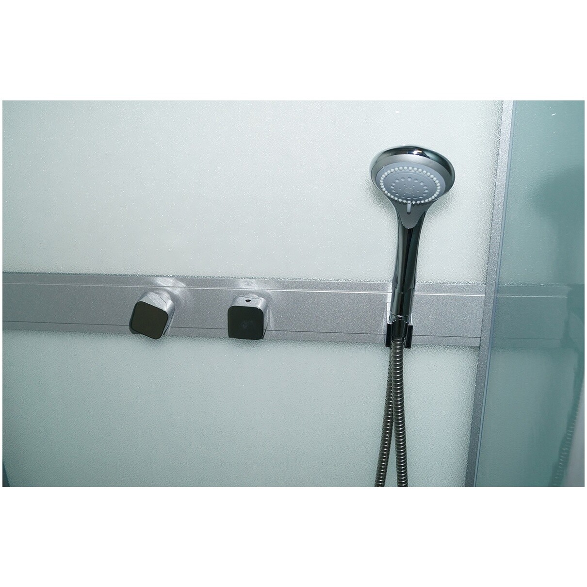 Душевая кабина квадратная с низким поддоном 80х80 см хром Parly FQ811 - изображение 9