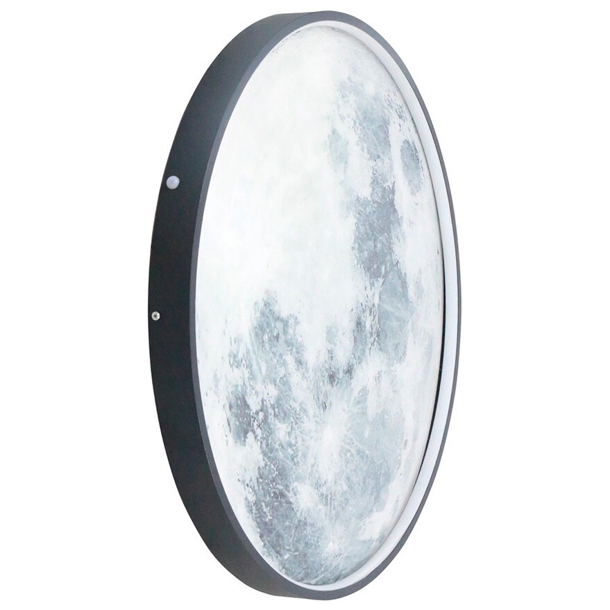 Светильник настенный светодиодный круглый серый Emisfero 737637