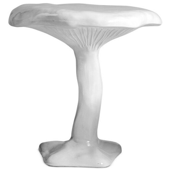 Стол из стекловолокна в форме гриба белый Amanita White