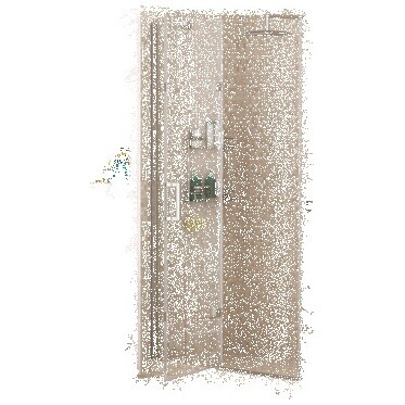 Душевая дверь распашная 120х200 см прозрачная, хром Wasserkraft Aller 10H05R - изображение 13