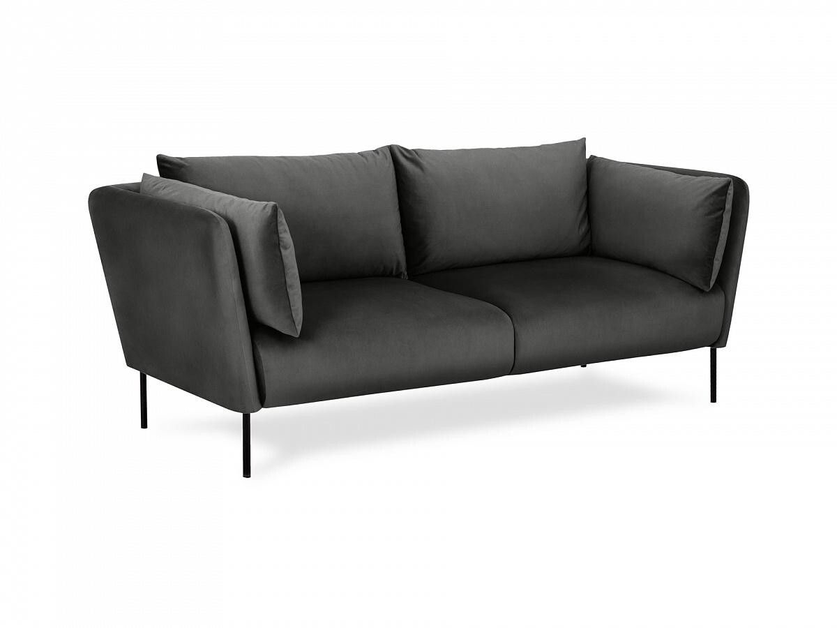 Черные диваны из велюра - купить велюровый диван черного цвета в Москве,цены в каталоге интернет-магазина DG-HOME