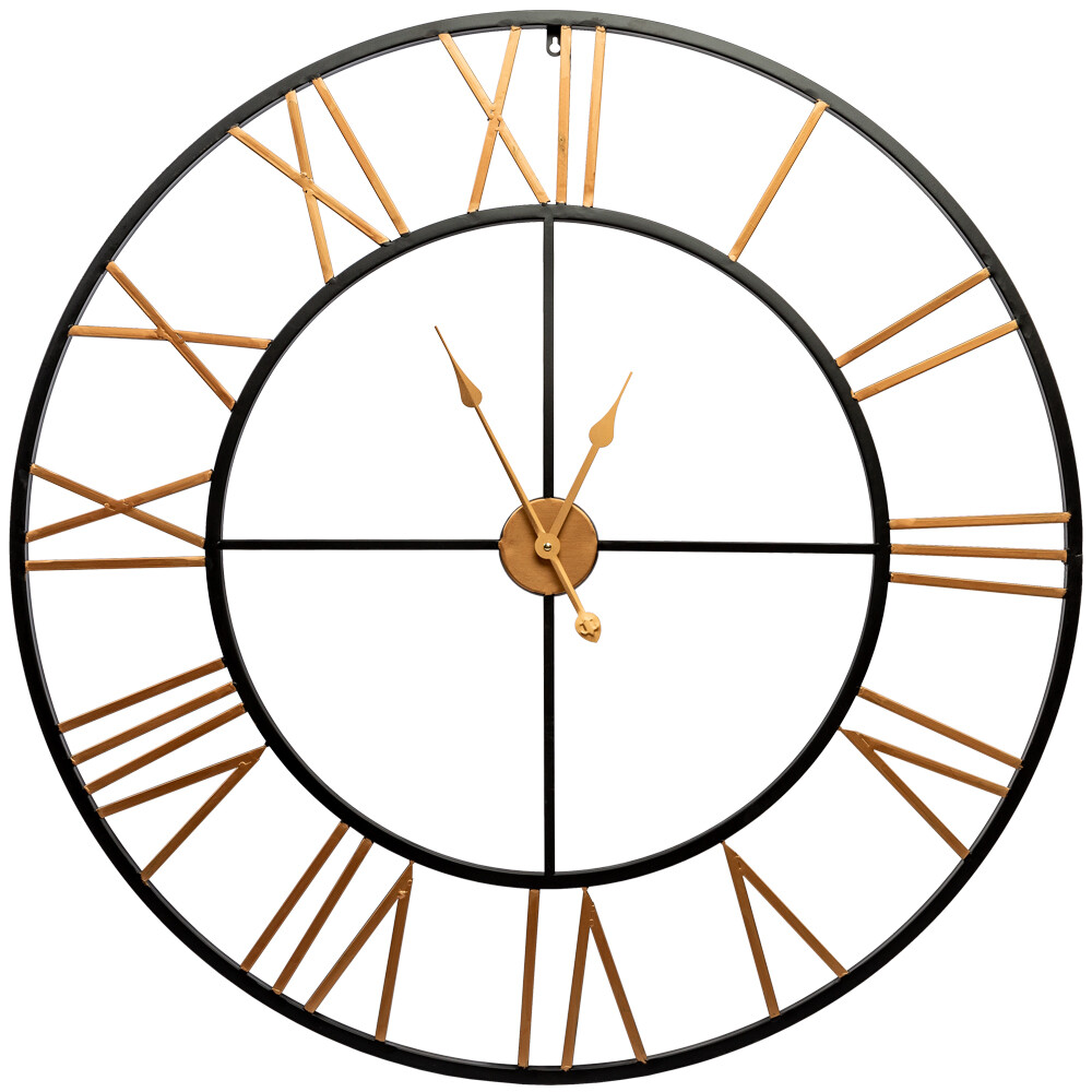 Часы настенные круглые бронзовые «Курт»