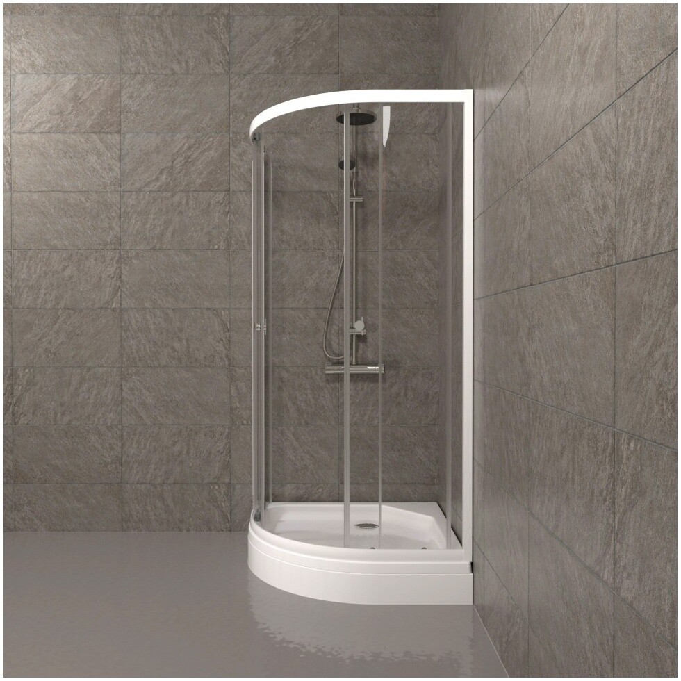 Душевой уголок 90х90 см белый Triton "Ультра А" Щ0000061806 - изображение 8