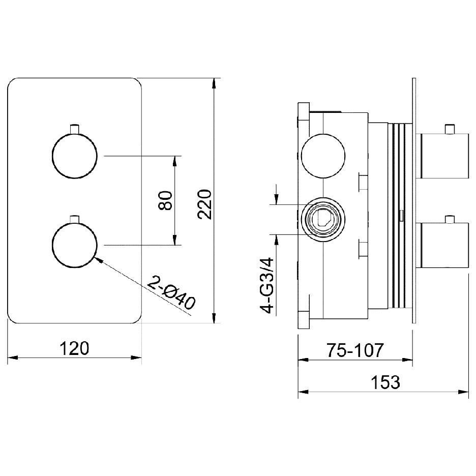 Смеситель для ванны термостатический оружейная сталь Aquatek "Европа" AQ1392BGM - изображение 4