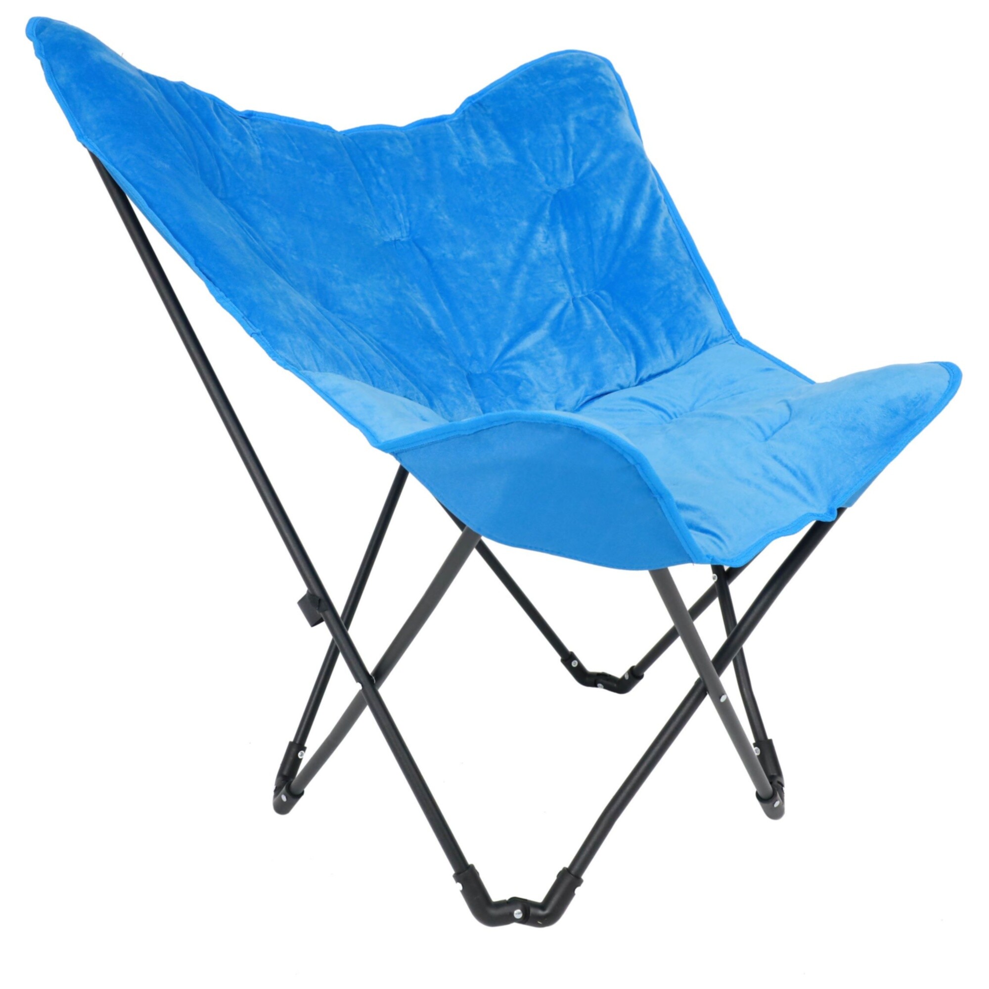 Складное садовое кресло синее Maggy