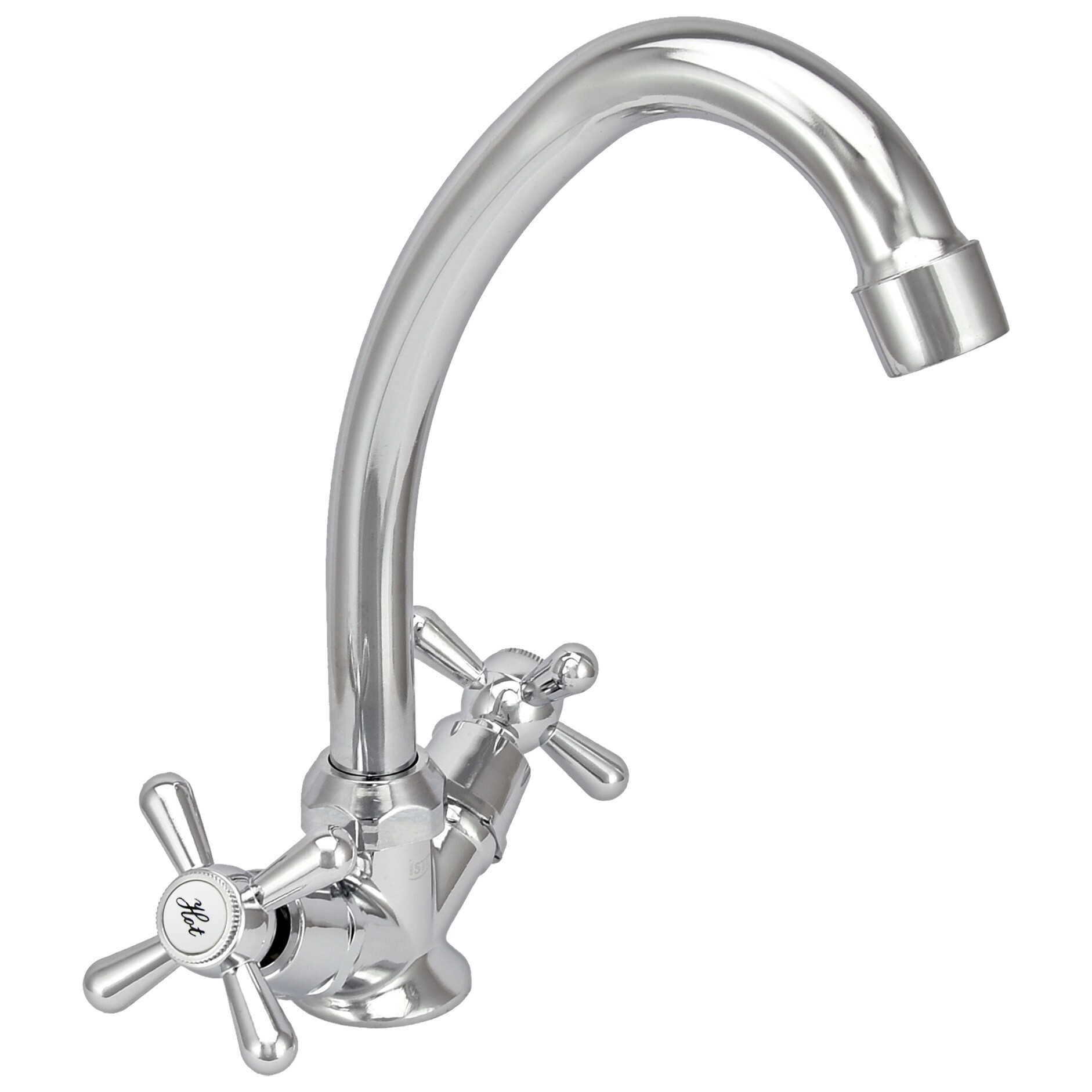 Смеситель для кухни двухвентильный хром Istok life Luxe 0402.437