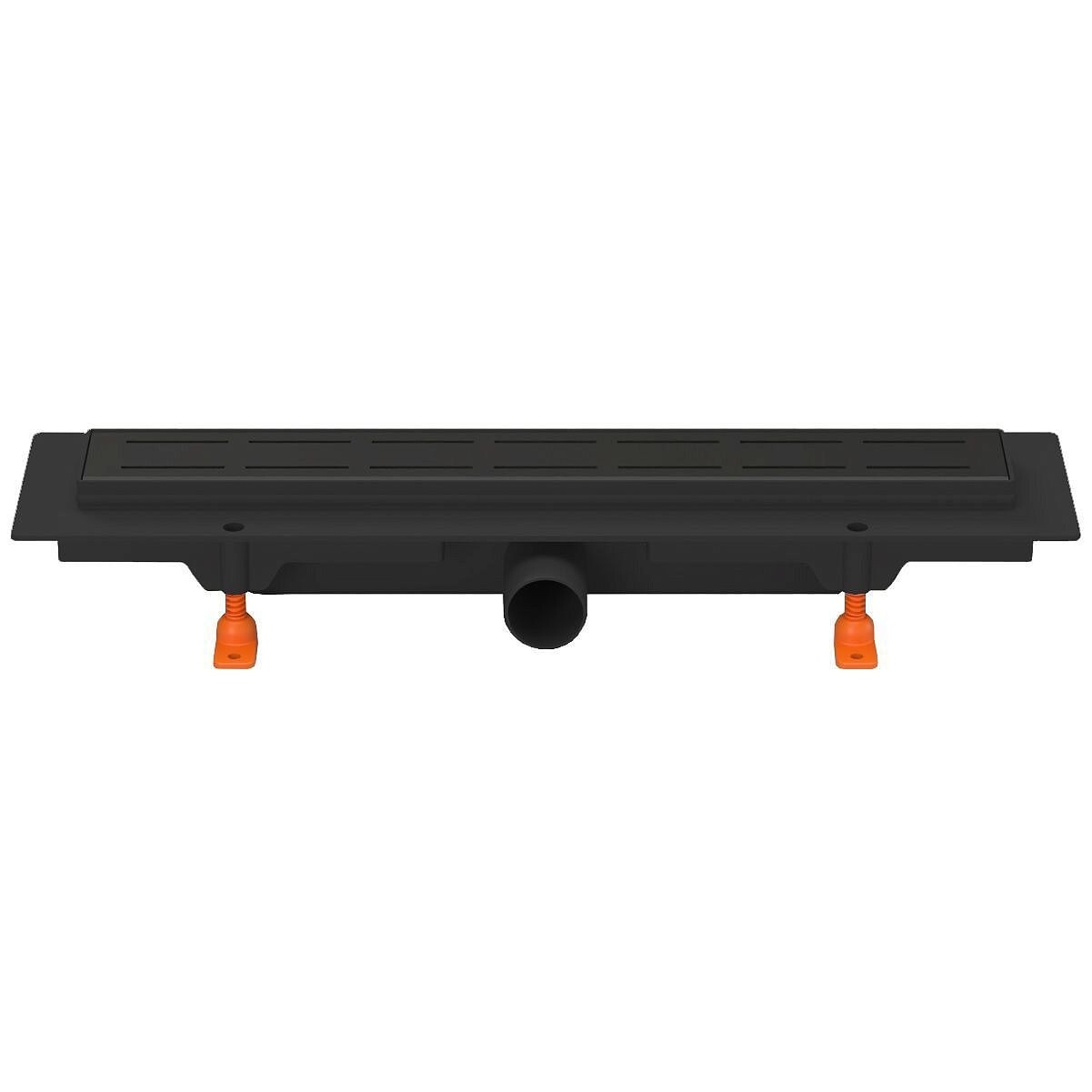 Душевой лоток с решеткой 55 см черный Creto Walkway CRE-550 WB